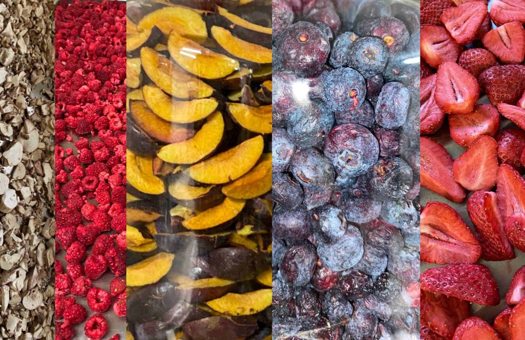 liofilizirano ekološko sadje